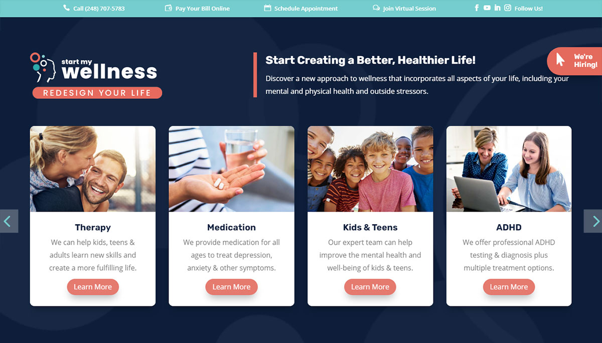 Start My Wellness | Web Design in Michigan | Digital Marketing | Smart ...